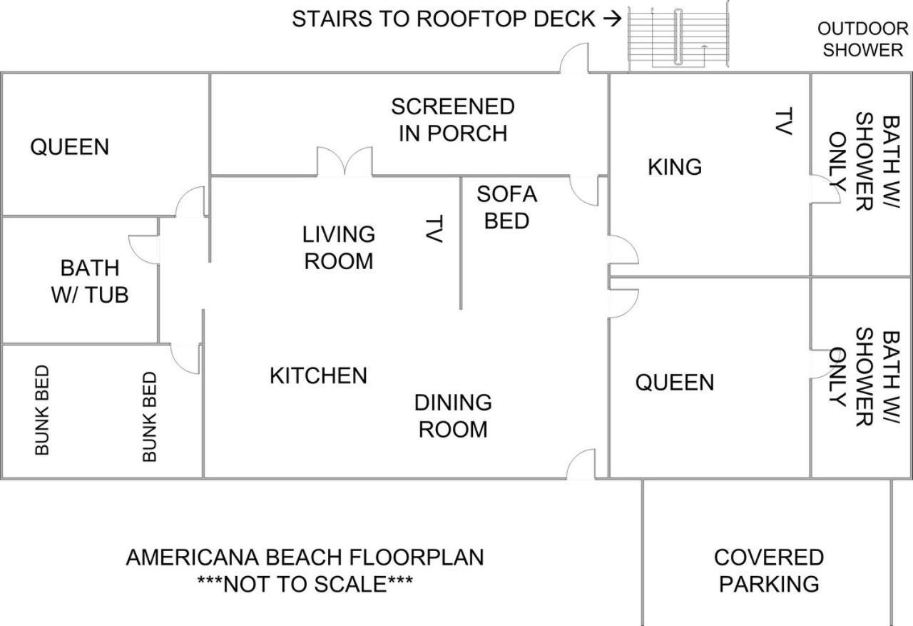 Americana Beach Home เกาะเจคิลล์ ภายนอก รูปภาพ